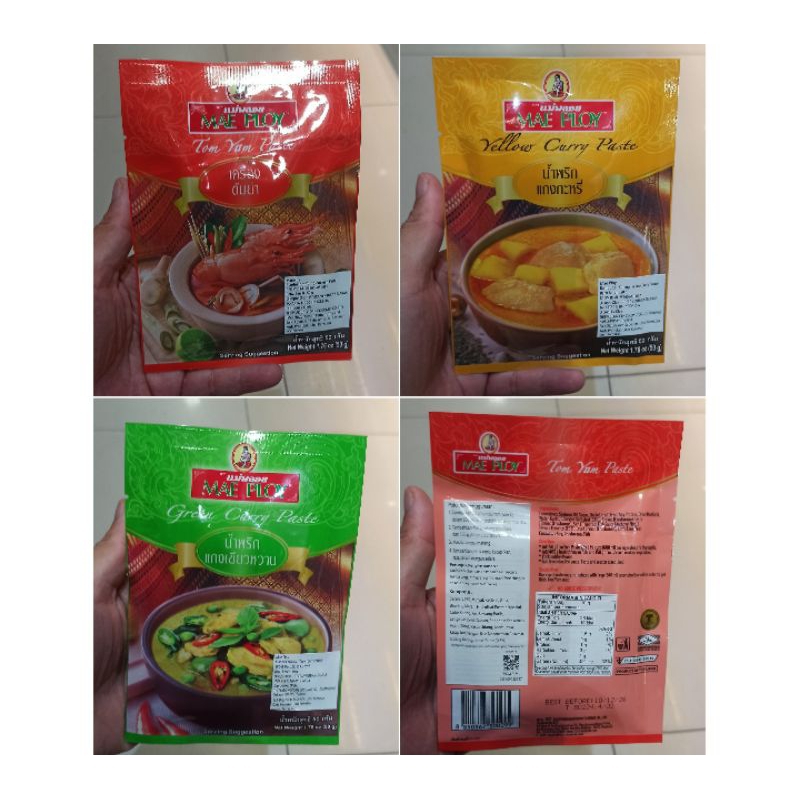 

Mae Ploy Curry Paste Thailand Bumbu Kari Pasta Aneka Variant Rasa 50g