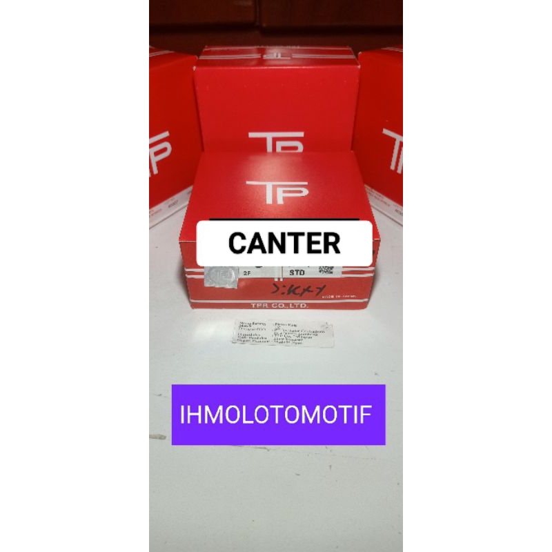 RING SEHER CANTER 125/CANTER 110/CANTER HDX TP JAPAN ASLI MADE IN JAPAN OVERSIZE STD/0,50