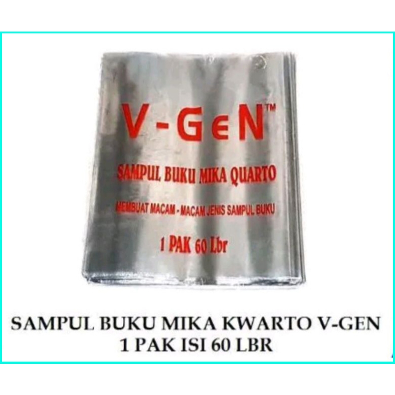 

(10 LEMBAR) Sampul Buku Plastik Mika Kwarto / Sampul Plastik Buku Tulis Sidu 38 & Buku ukuran Quarto lainnya
