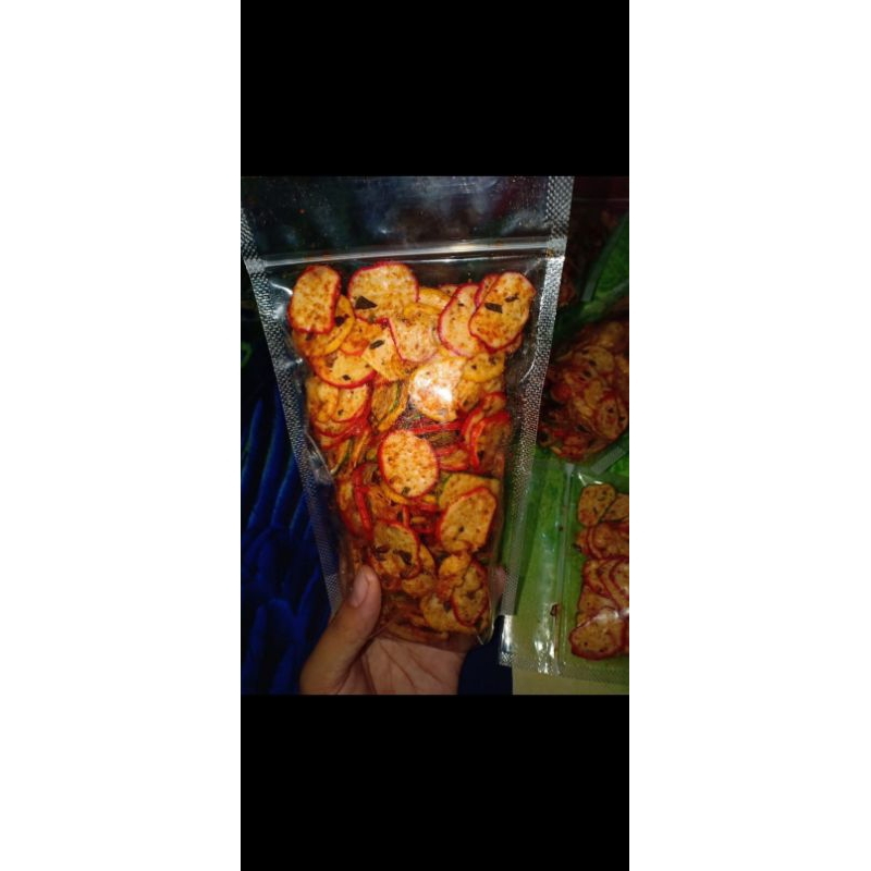 

keripik seblak kering pedas/manis/gurih