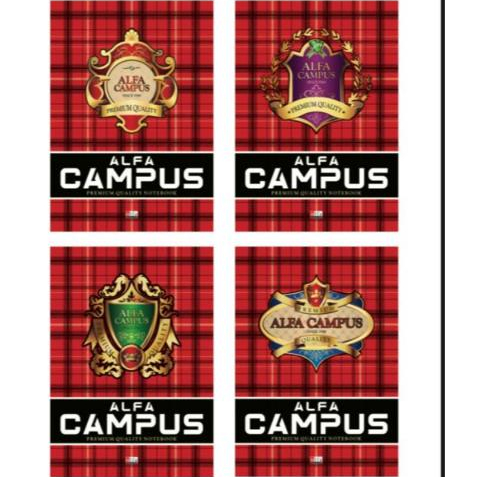 

5 pcs Buku Tulis Boxy Campus isi 100 Lembar Alfa Buku B5