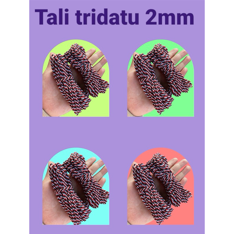 

TALI TRIDATU 1METER PREMIUM 2mm