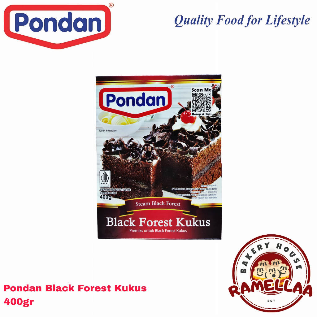 

Pondan Black Forest Kukus 400gr