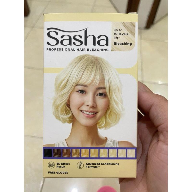 Semir Rambut Sasha Bleaching