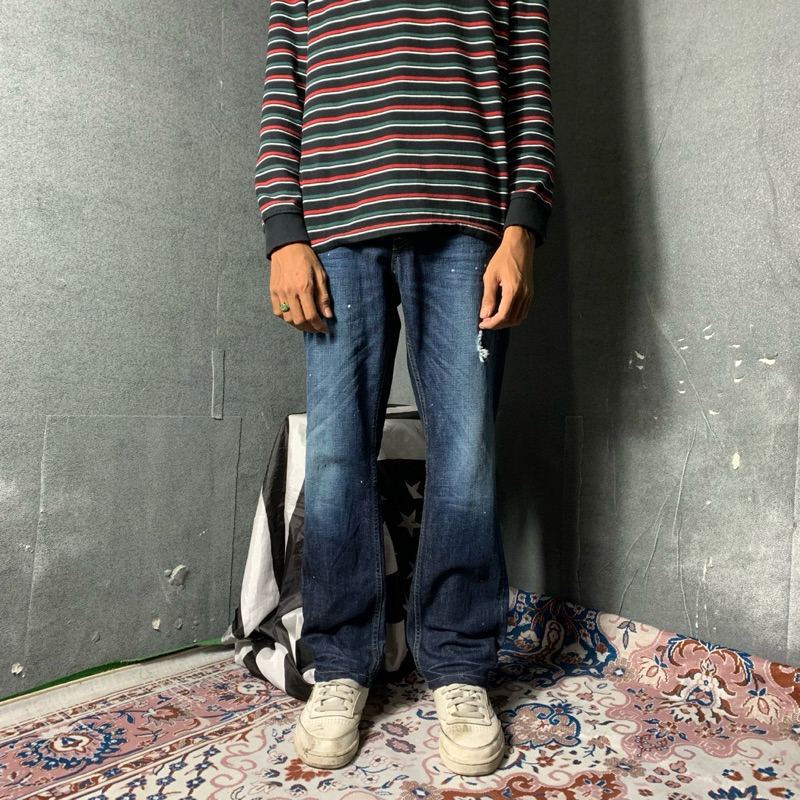 RIPPED BLUE JEANS PLAC REGULAR FIT SECOND ORIGINAL