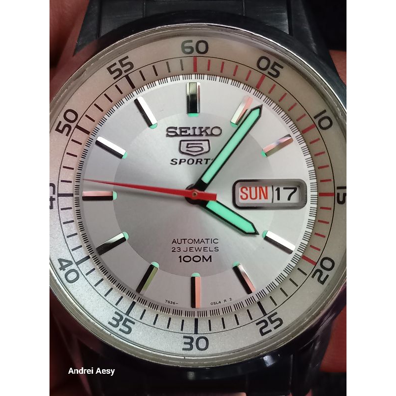 Seiko Rare sport 5 100meter SNZH17k1 Automatic