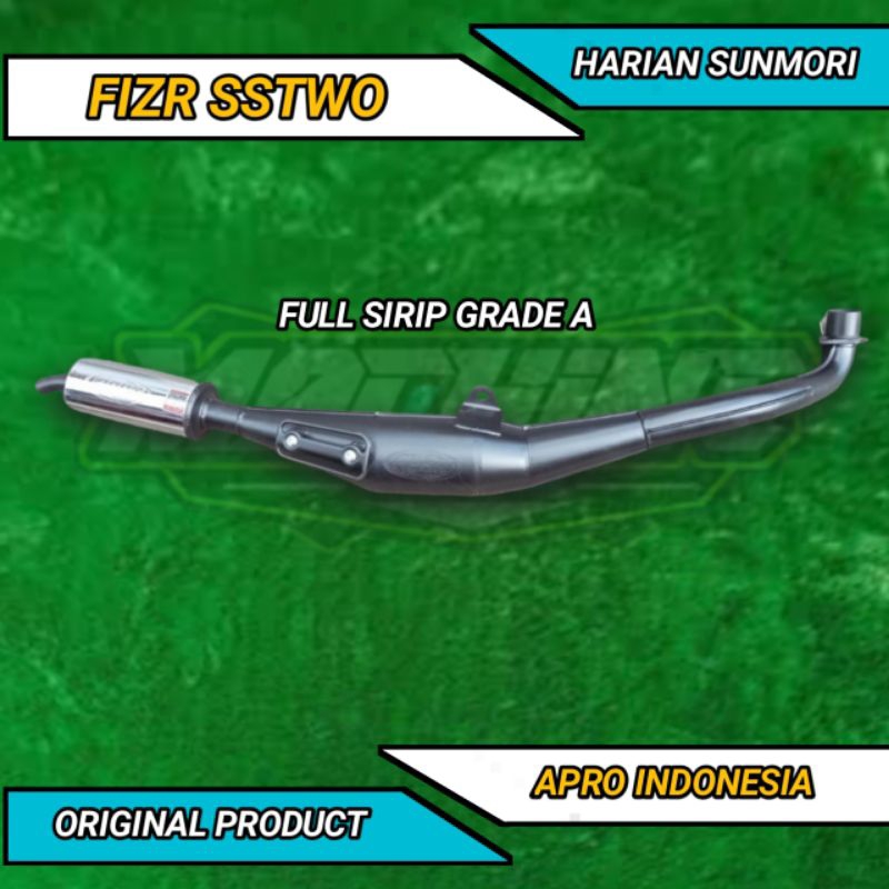 KNALPOT FIZR FIZ R FULL SIRIP GRADE A MREPET DOT ORIGINAL APRO INDONESIA BUKAN RTX NXL EL9