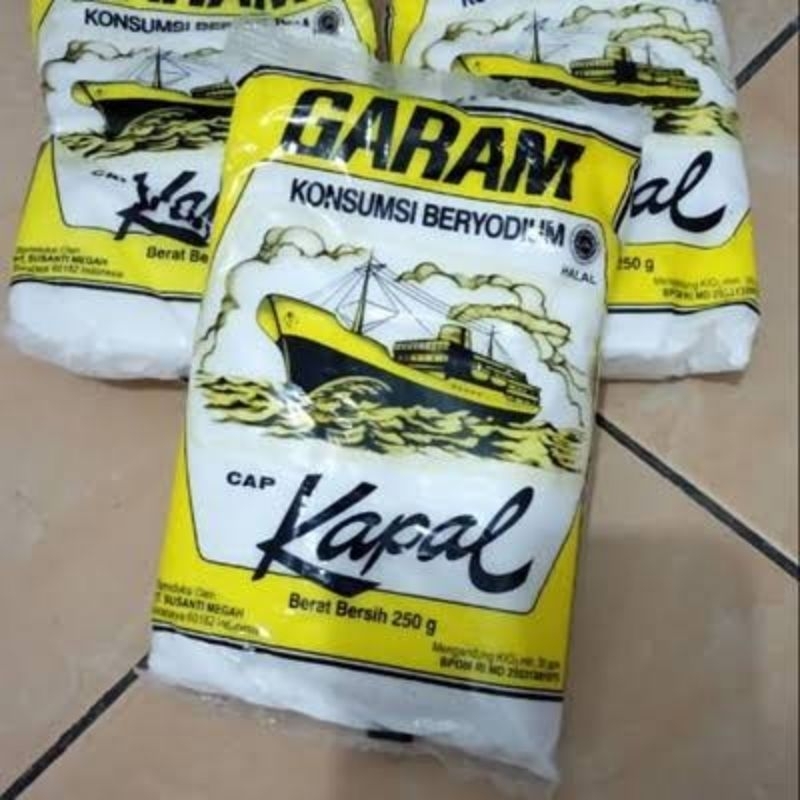 

Garam Cap Kapal 250 gram