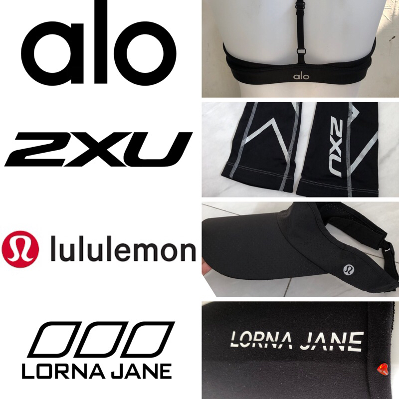 preloved celana leging olahraga gymshark alo lululemon lorna jane 2XU