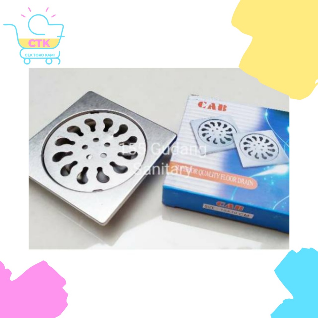 Saringan Got Floor Drain Stainless 4 inch