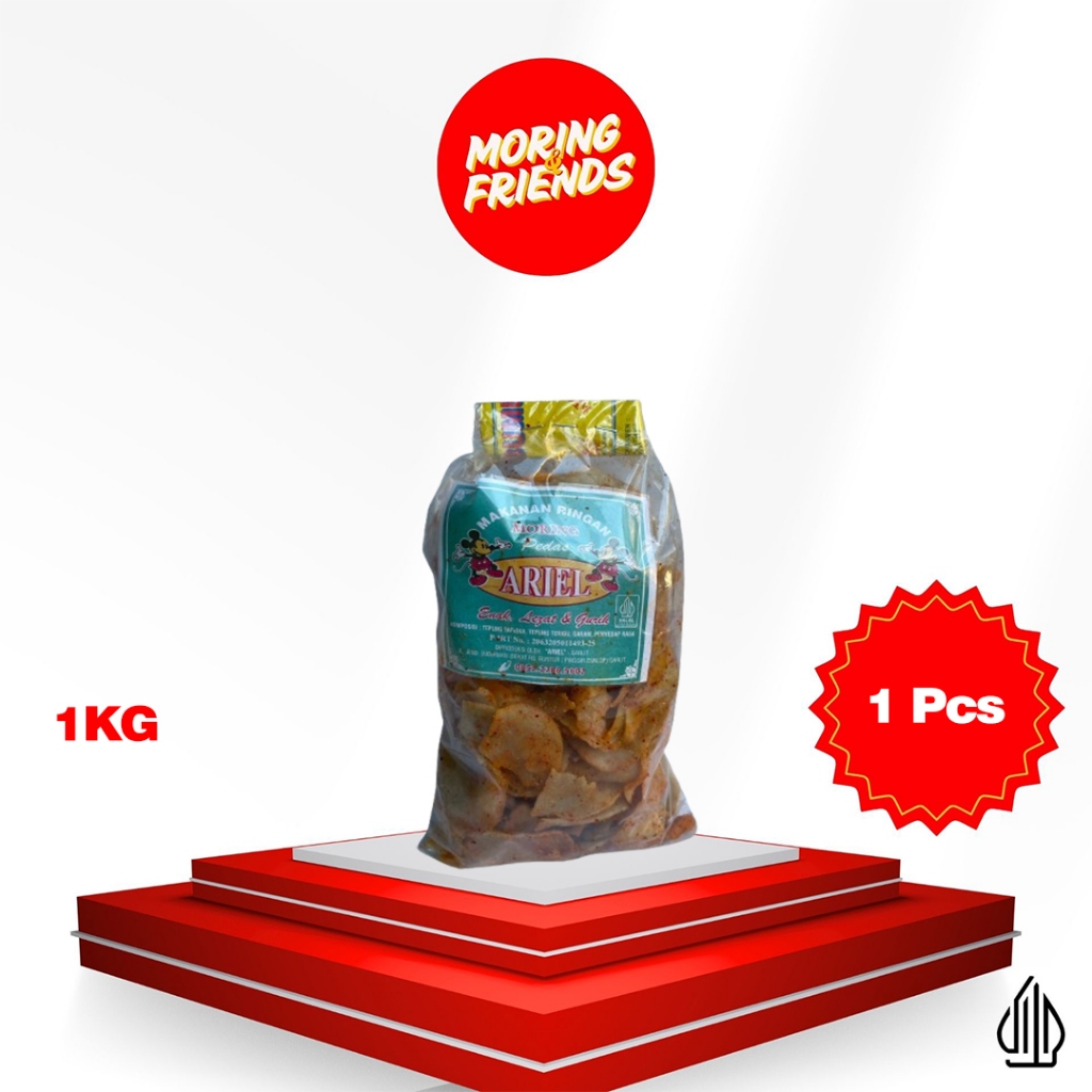 

KERIPIK MORING PEDAS GURIH / KRIPIK MOLRING CIMOL KERING PEDAS MURAH 1KG