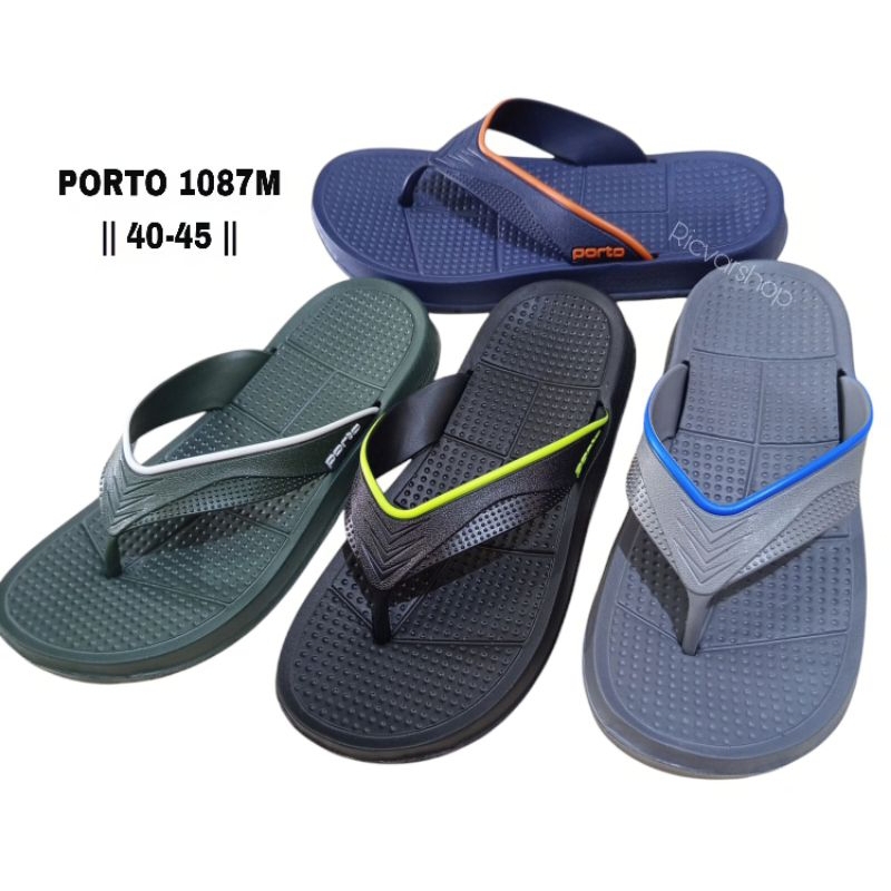 Sandal Jepit PORTO 1087M/Sandal Jepit Pria/Sandal Karet Pria/Sandal Jepit Karet Pria/Sandal Pria/San