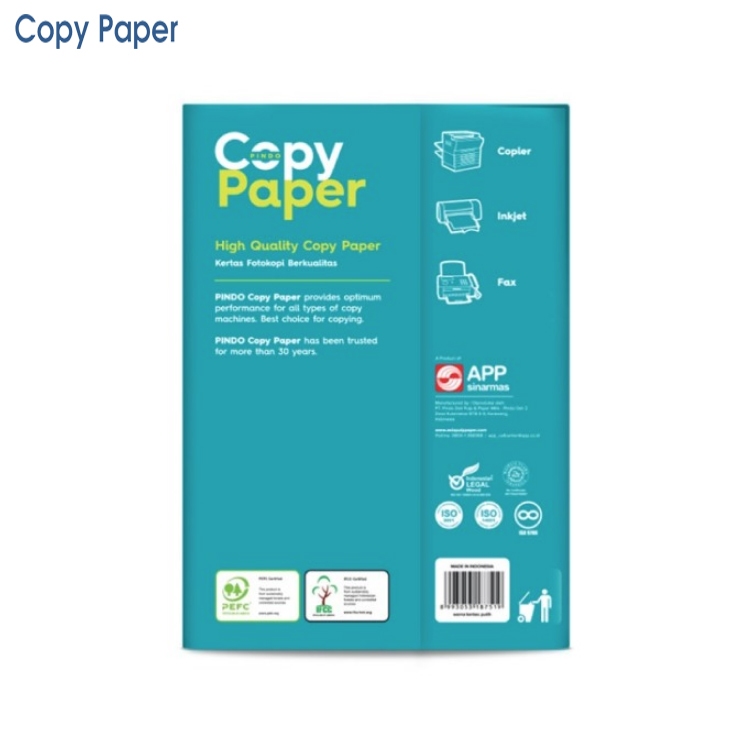

Ay00! Kertas HVS Copy Paper F4 / Kertas fotocopy / Kertas print / Kertas HVS Copy Paper A4