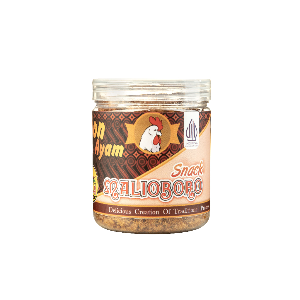 

Abon Ayam Murni Malioboro Kemasan Toples 200g Oleh Oleh Khas Solo