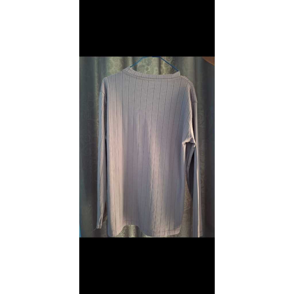 baju prelove kaos lengan panjang lilac