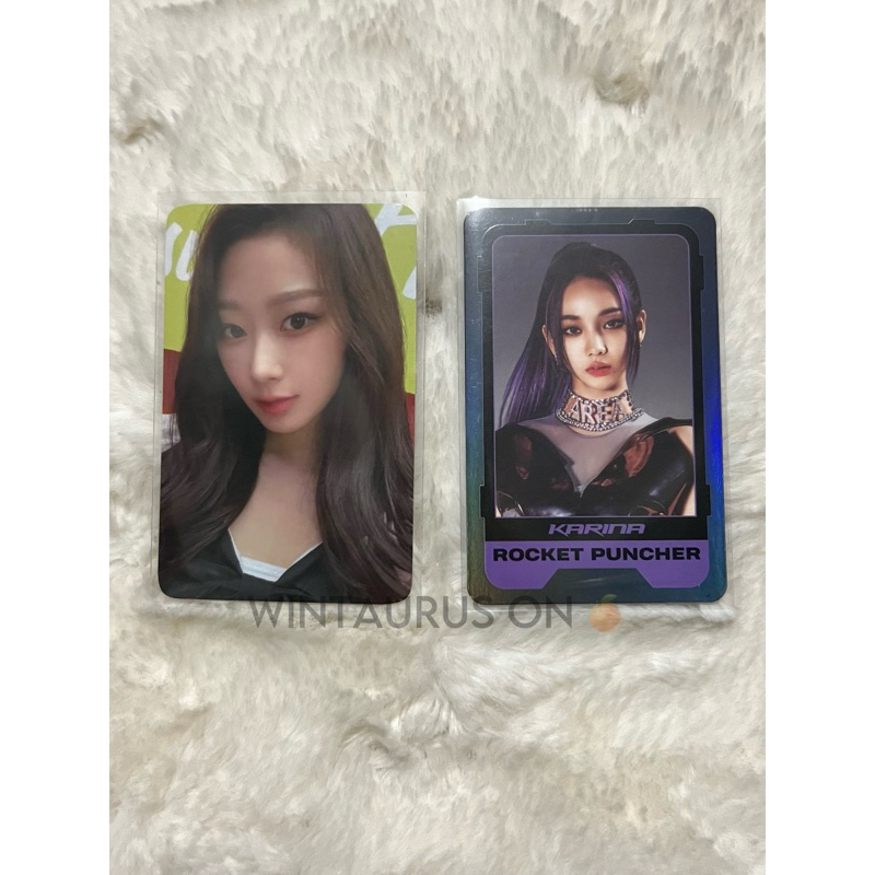 (OFFICIAL) PHOTOCARD AESPA GISELLE KARINA OH CAENDY POCKET TC GIRLS CONCEPT VERS.