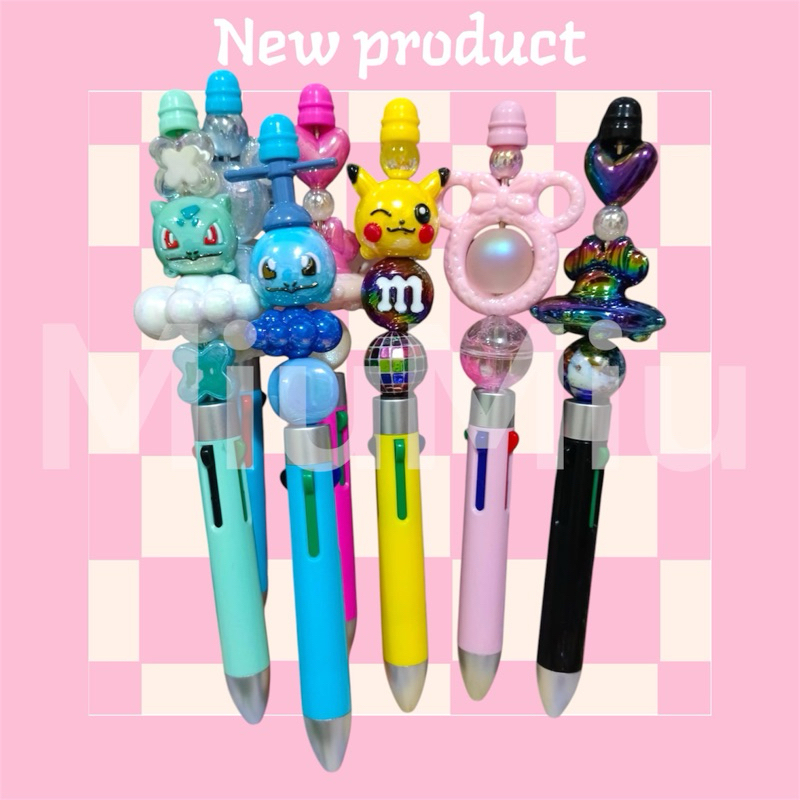 

MiuMiu | Pulpen fancy free nama - DIY Puplen - Pulpen warna warni - ATK viral