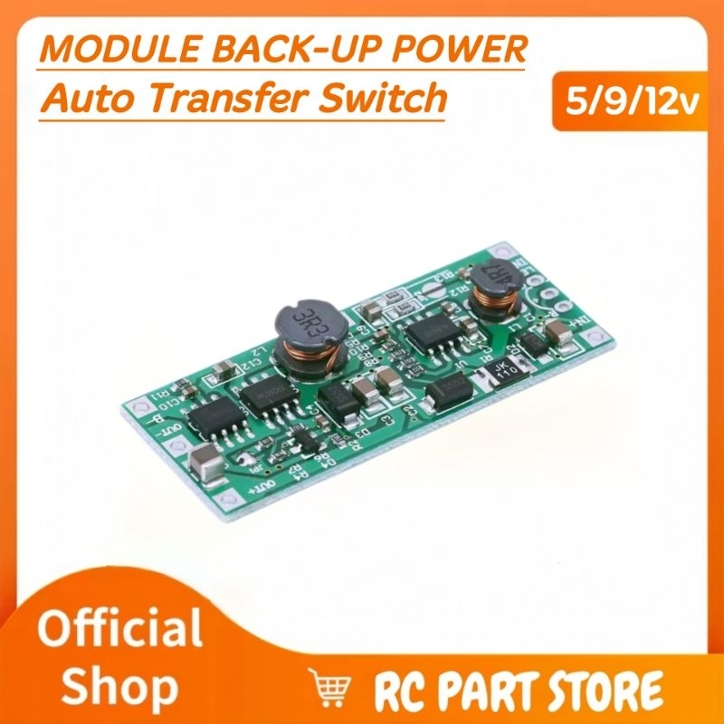 Modul Kit Mini UPS Backup Power Input DC 5-12V Output DC 9V atau 12V