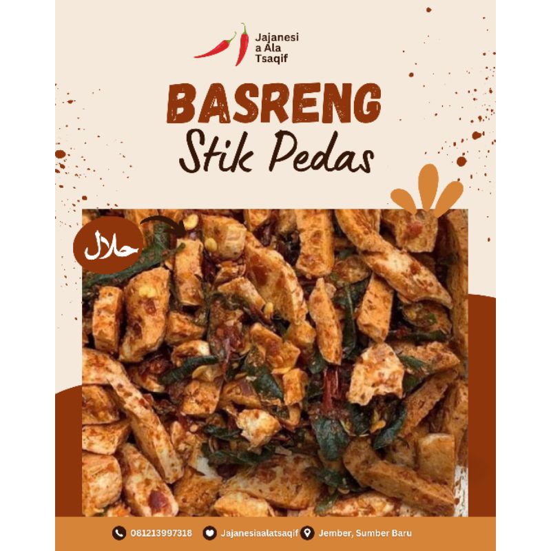 

BASRENG STIK pedas daun jeruk camilan/Snack pedas