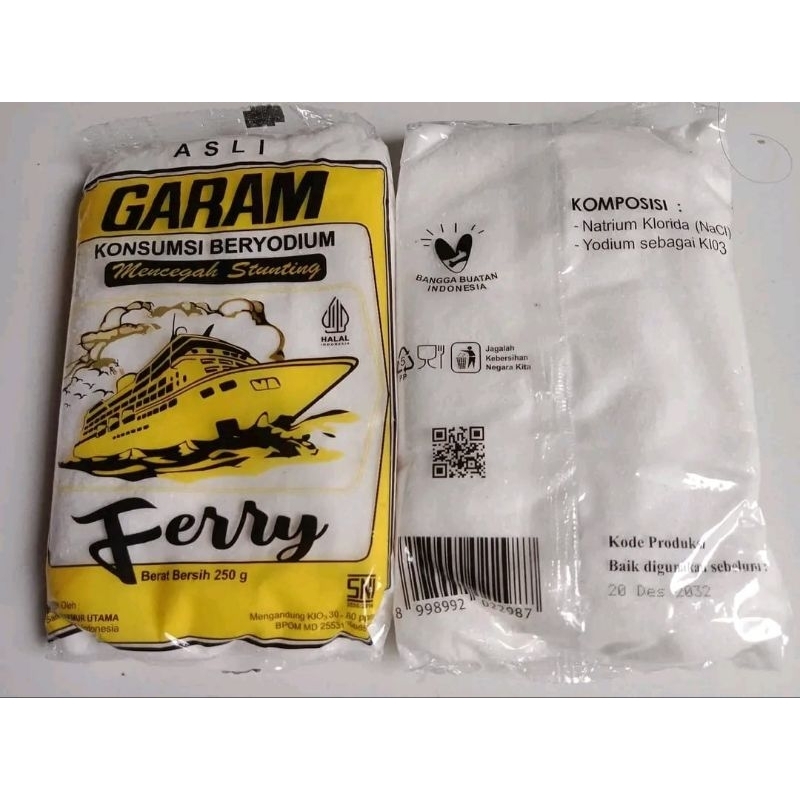 

Ferry garam konsumsi 250g