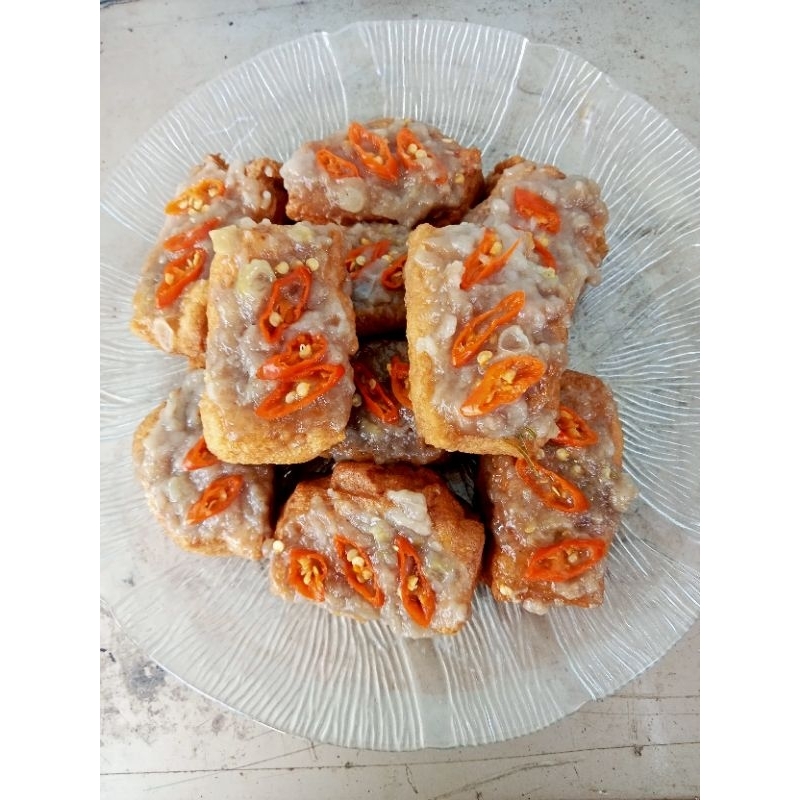 

Tahu Bakso pedas isi 10 pcs frozen food