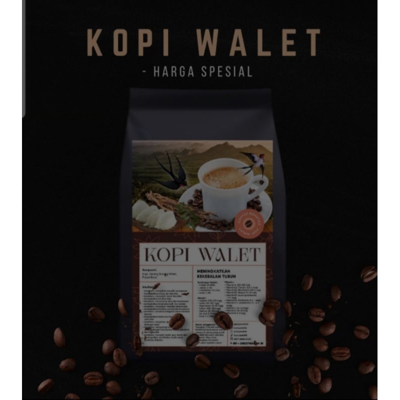 

PROMO KOPI HERBAL SARANG BURUNG WALET.