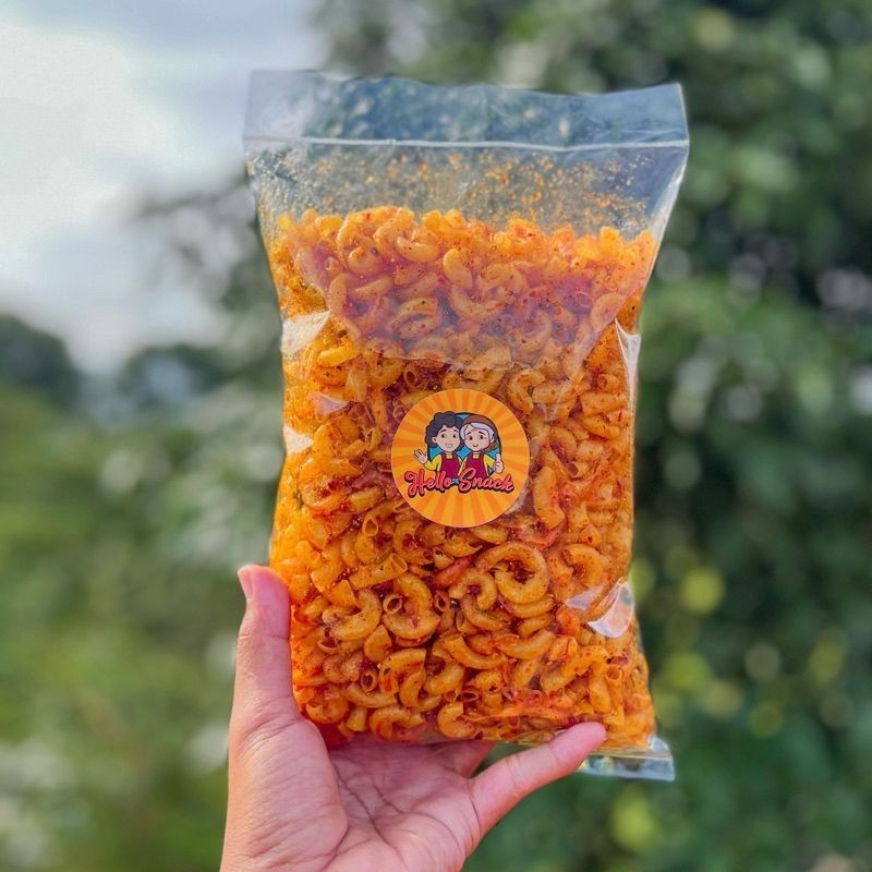 

PROMO !!! 500gr Makaroni Cikruh Pedas / Ext Pedas / Original Daun Jeruk.