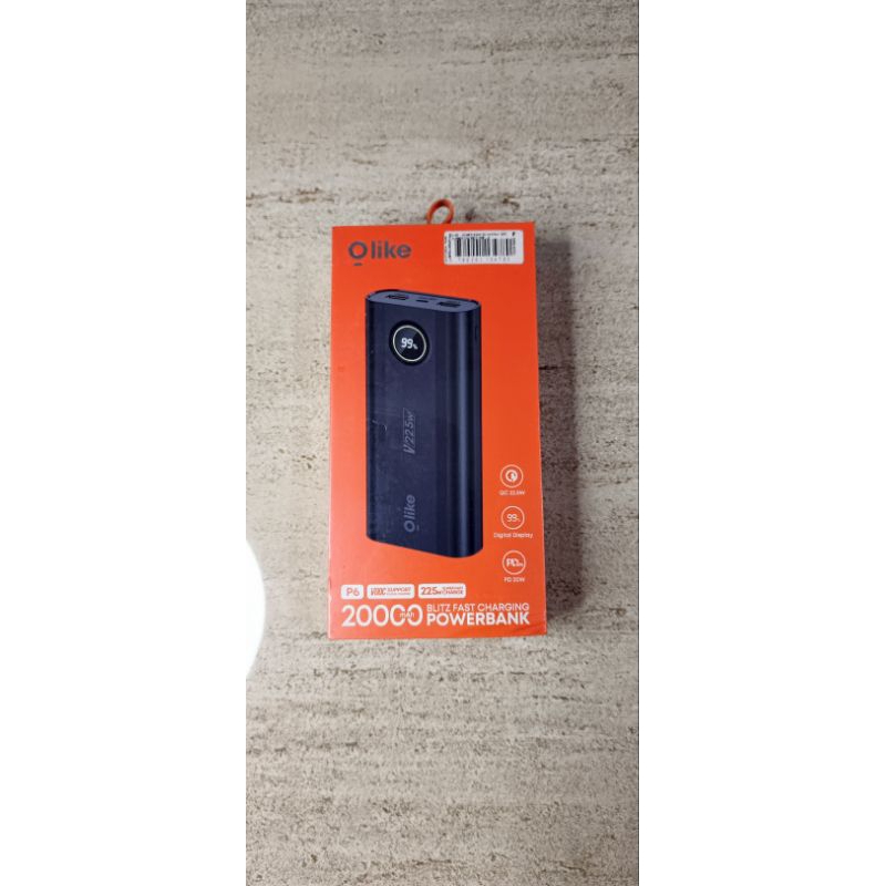 OLIKE PowerBank 20000 mAh P6 VOOC Fast charging 22.5W
