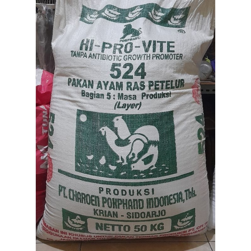 Pakan ayam petelur masa produksi 524
