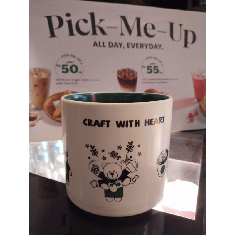 Starbucks Indonesia 23 Anniversary MUG CRAFT WITH HEART