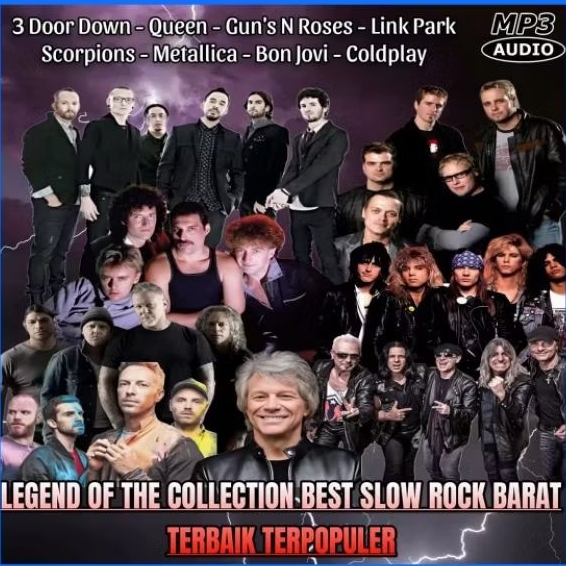 KASET CD MP3 MOBIL LAGU SLOW ROCK BARAT LENGKAP FULL ALBUM - KASET MP3 LAGU SLOW ROCK BARAT POPULER 