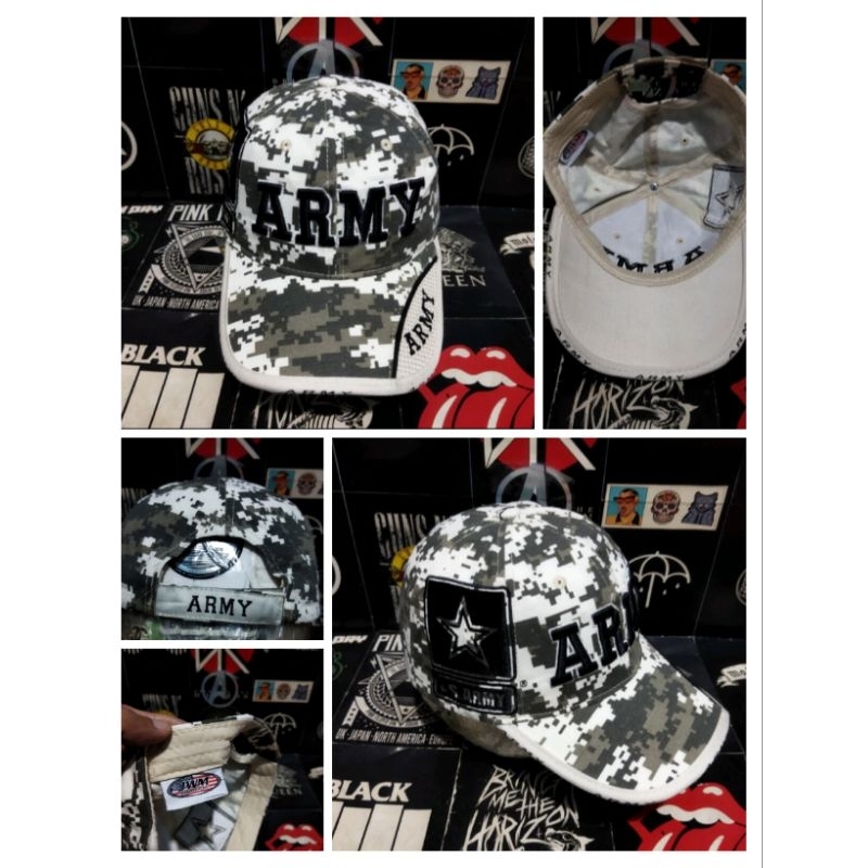 topi second import sport JWM ARMY series