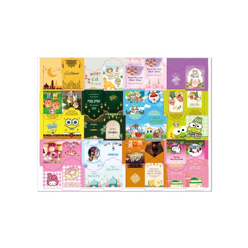 

Amplop Lebaran HVS tidak glossy ukuran medium