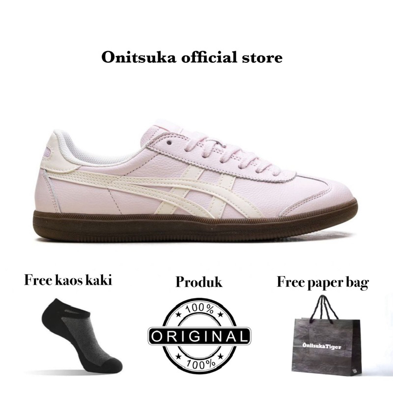 sepatu wanita onitsuka tiger ORIGINAL tokuten crystal pink white