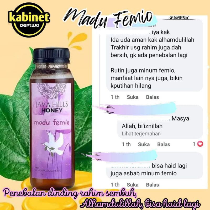 

Korzaln Java Hills Honey Madu Femio Javahills [ Langsung Dikirim ] Madu Promil - Madu Femio Wanita