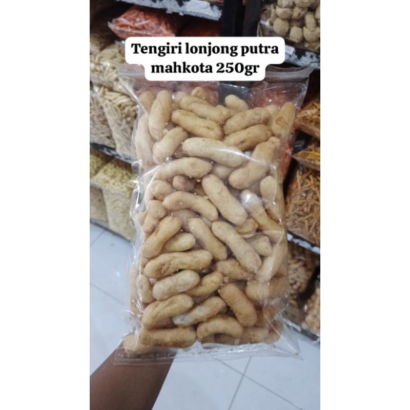 

Snack Jajan Makanan Ringan Kiloan Tengiri Lonjong Putra Mahkota 250gram
