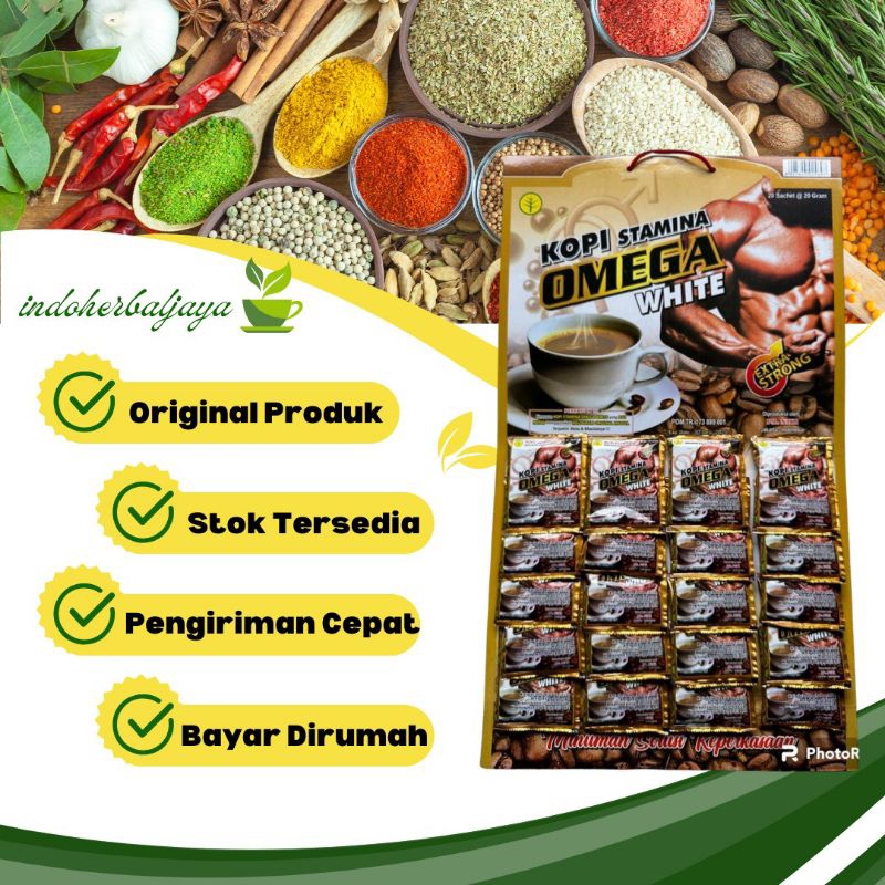 

Omega White Coffe 1 Papan Original 100%