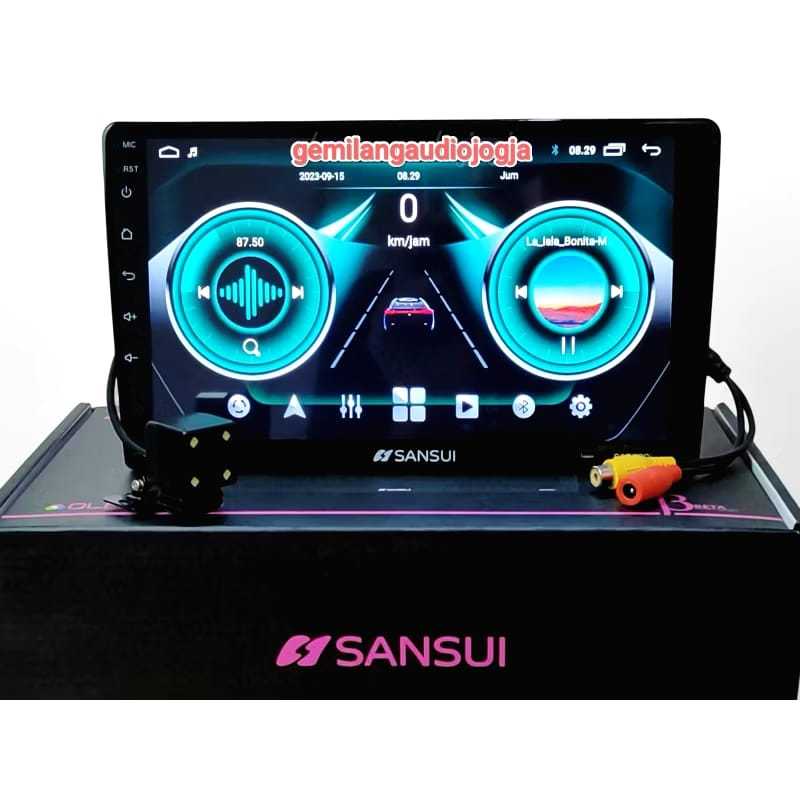 Head Unit Android 9 inch dan 10 inch Sansui Beta 2/32 QLED Carplay