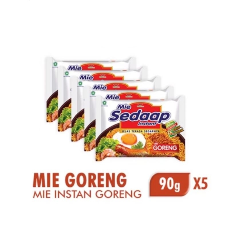

Mie Sedaap Goreng Instant 87gr 5 pcs