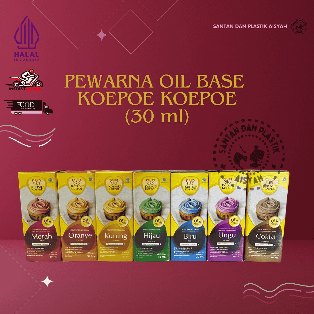

PEWARNA OIL BASE KOEPOE KOEPOE (30 ML)