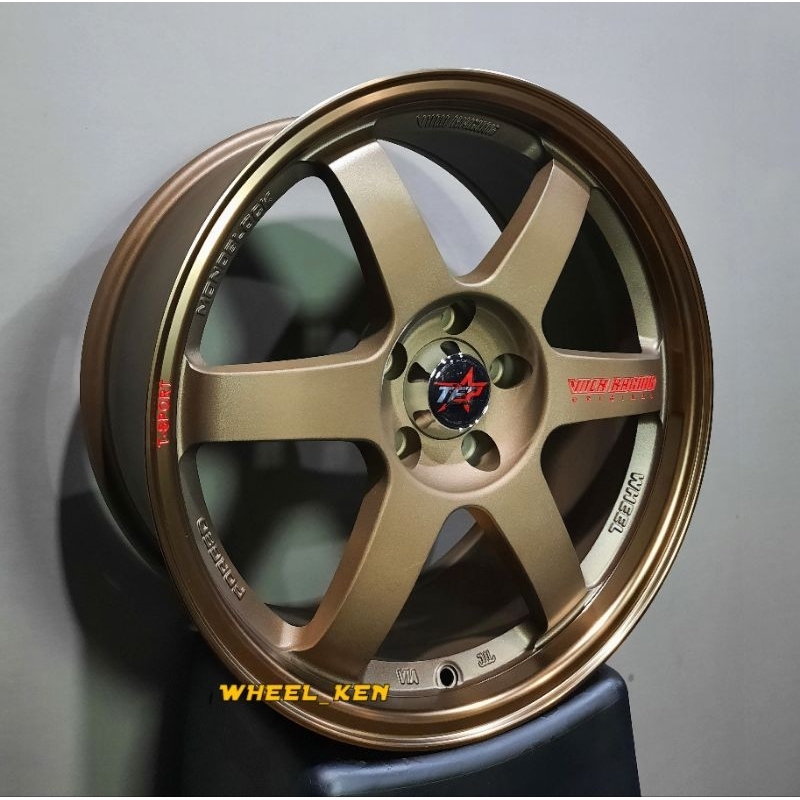 VELG TE37 RING 18X8.5 PCD 5X114 BRONZE