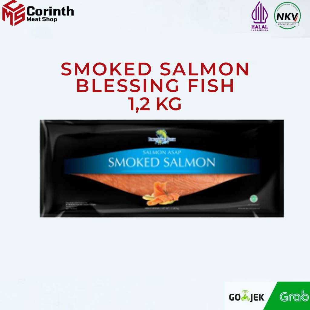 

SALMON ASAP - SMOKED SALMON BLESSING FISH 1,2 KG - HALAL - PREMIUM