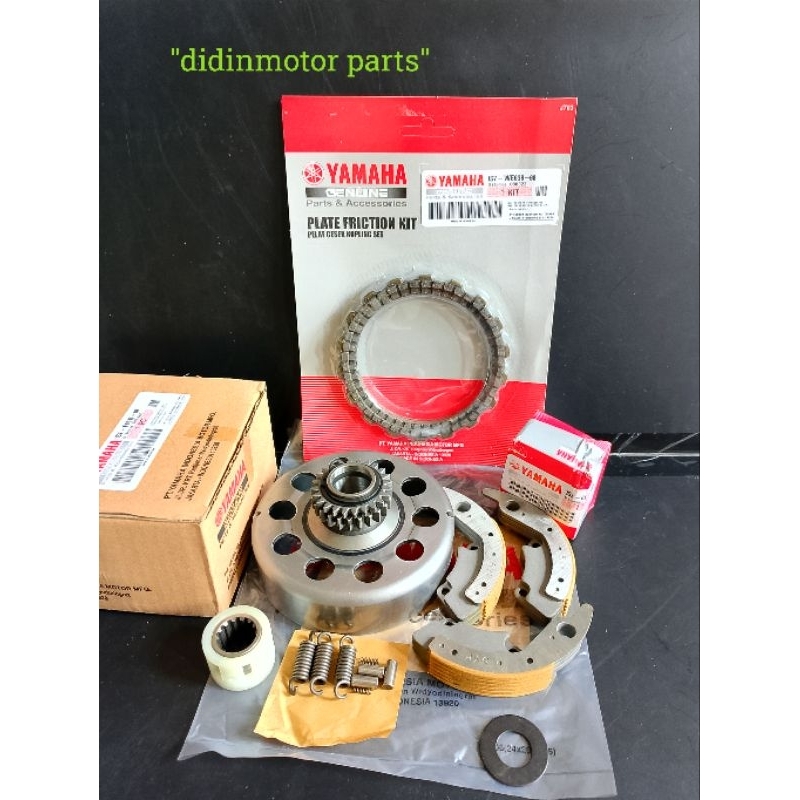 mangkok ganda Zupiter MX old non kopling (5 barang ) Motorcycle mangkok + kampas ganda +rumah koplin