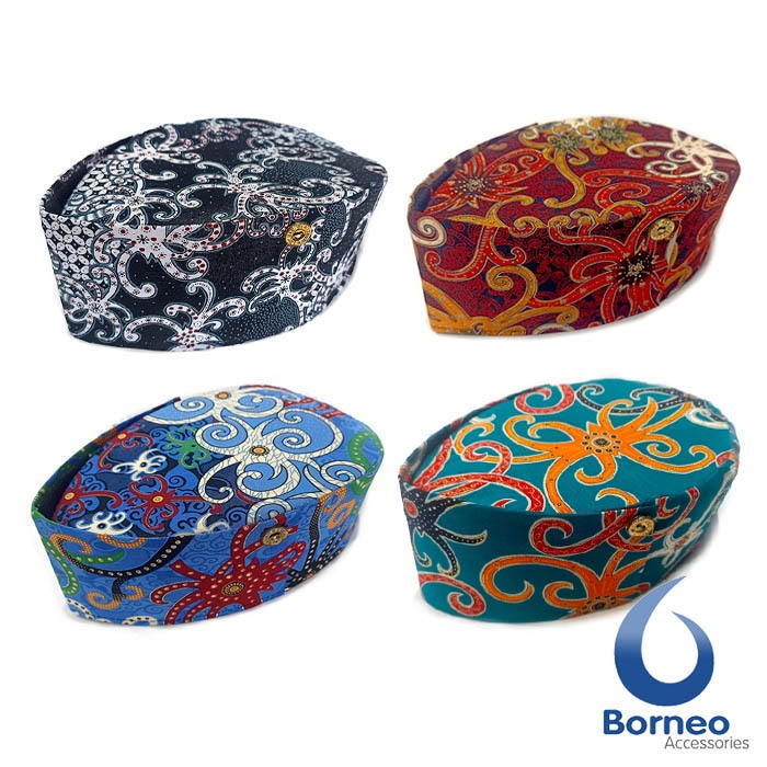 Peci Kopiah Songkok Batik Kalimantan 01