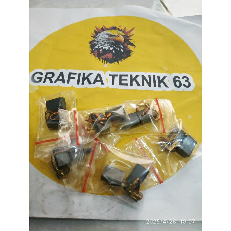 carbon brush Ryu rsg 100-3/arang spul gerinda Ryu rsg 100-3