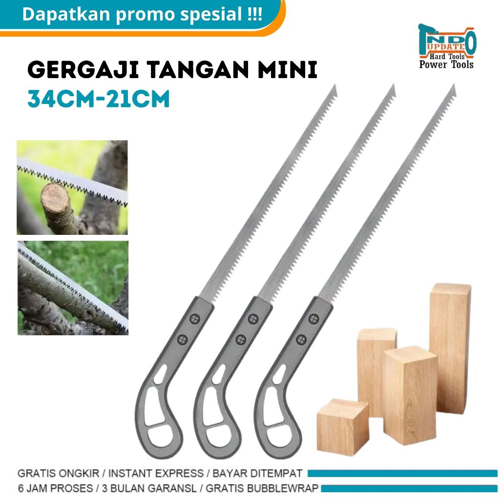 Gergaji Potong Kayu Tajam Manual Woodworking Hand Saw Gergaji kayu gergaji bambu gergaji dahan/Poton