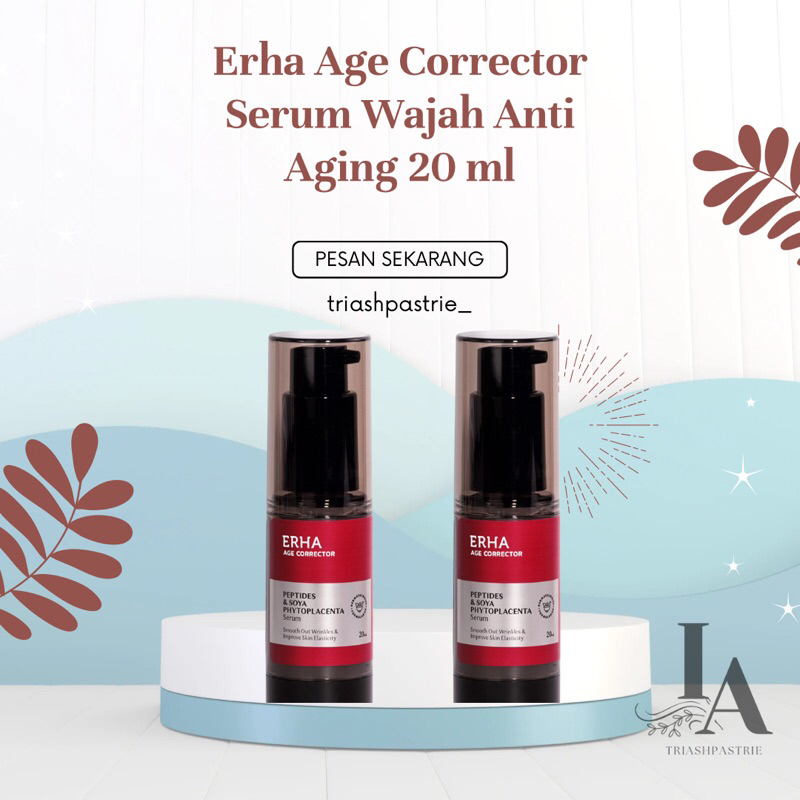 Erha Age Corrector Serum Wajah Anti Aging 20ml || Erha serum 20ml 1pcs