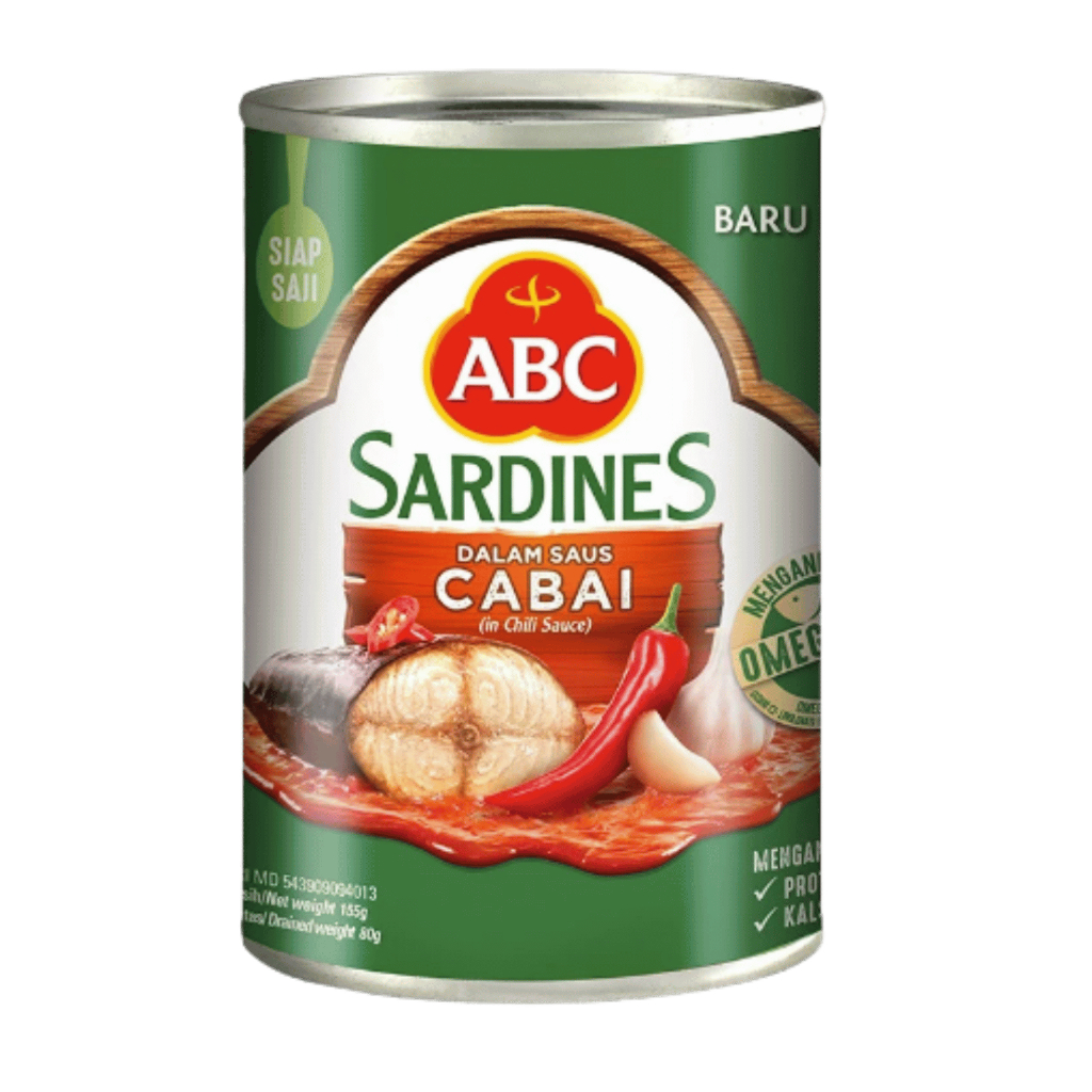 

ABC Sarden Saus Cabai 155g Kaya Nutrisi / Ruscomart