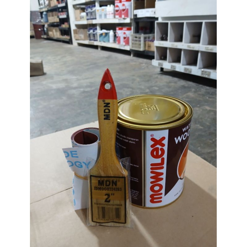 MOWILEX WOODSTAIND CAT POLITUR KAYU 1 LITER NO 504(free koas)(free ampelas)