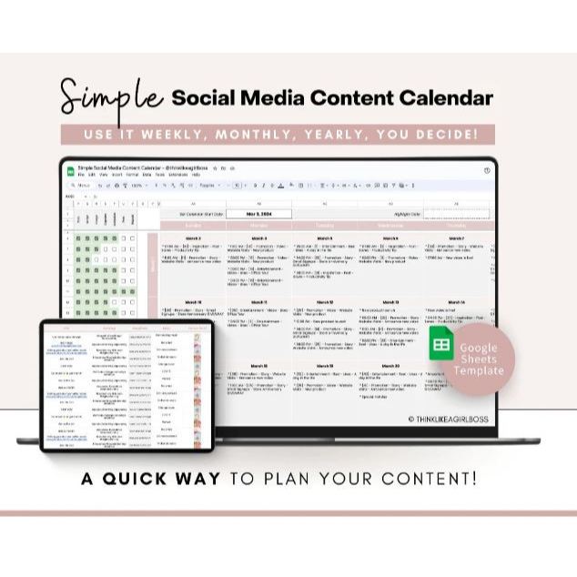 

Sosial Media Content Planner